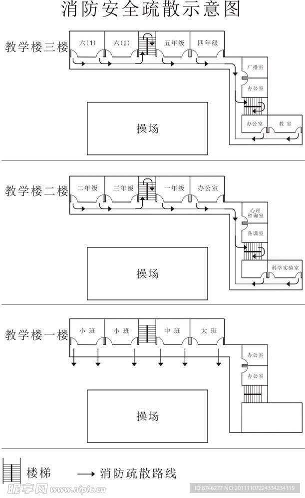 消防疏散示意图