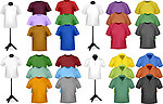 空白男士T shirt