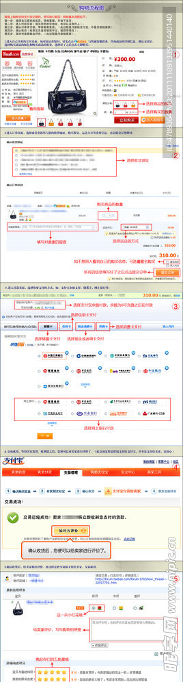 淘宝购物流程图（源文件）