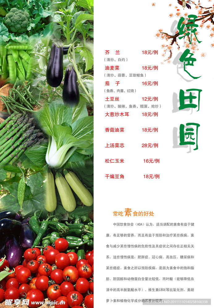 菜谱设计