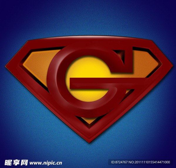 G超人标志设计