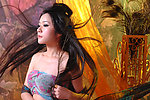 长发舞蹈美女