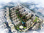 小区景观效果图
