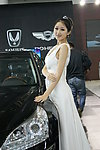 美女车模
