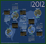 2012年日历台历