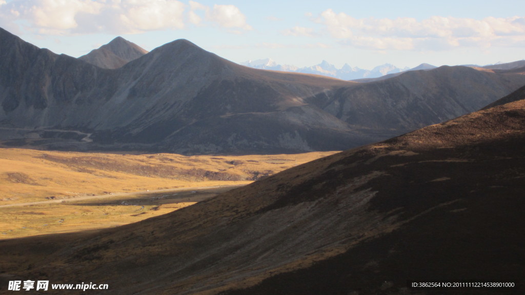 米拉山风景