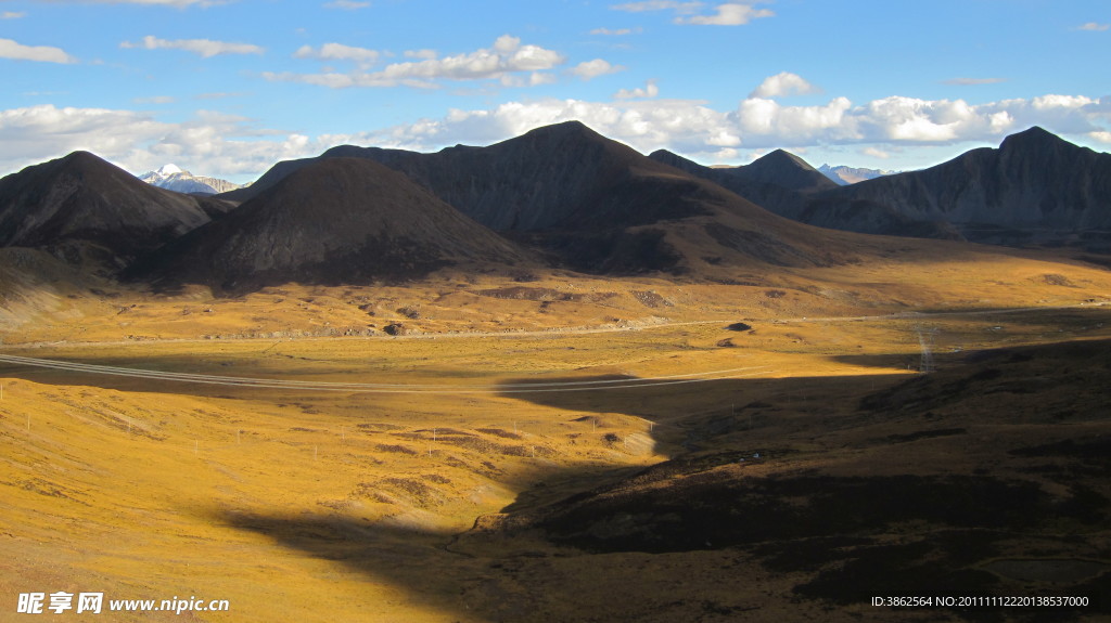 米拉山风景