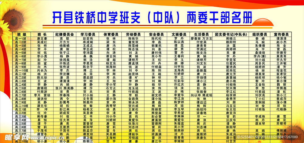 学校展板