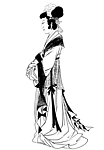 玉步摇仕女
