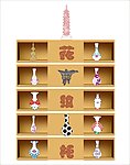 花纹花瓶