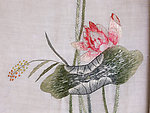 刺绣荷花