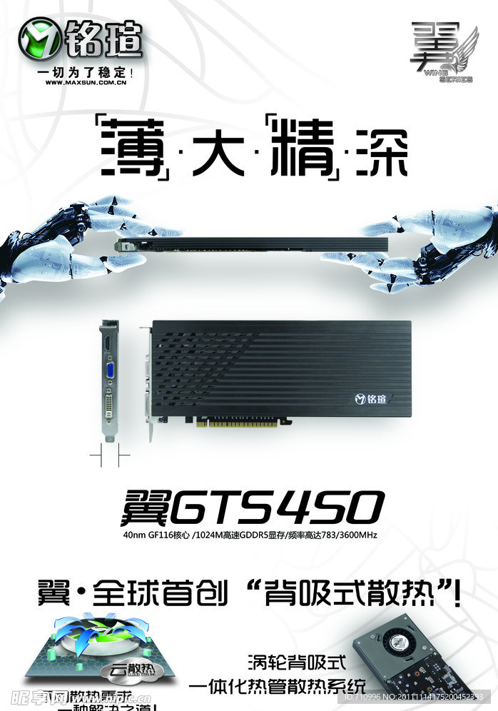 铭瑄翼GTS450
