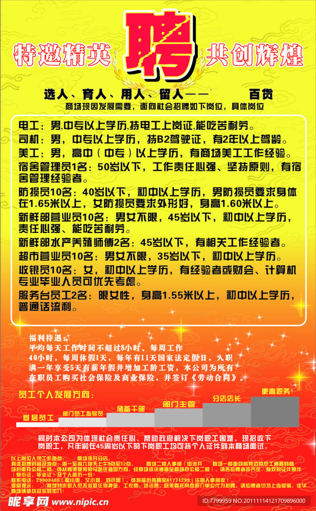 商场招聘