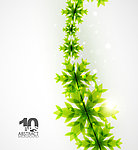 动感雪花背景
