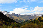 黄龙风景 雪山