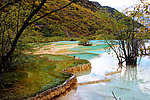 黄龙风景 五彩池
