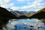 黄龙风景 五彩池
