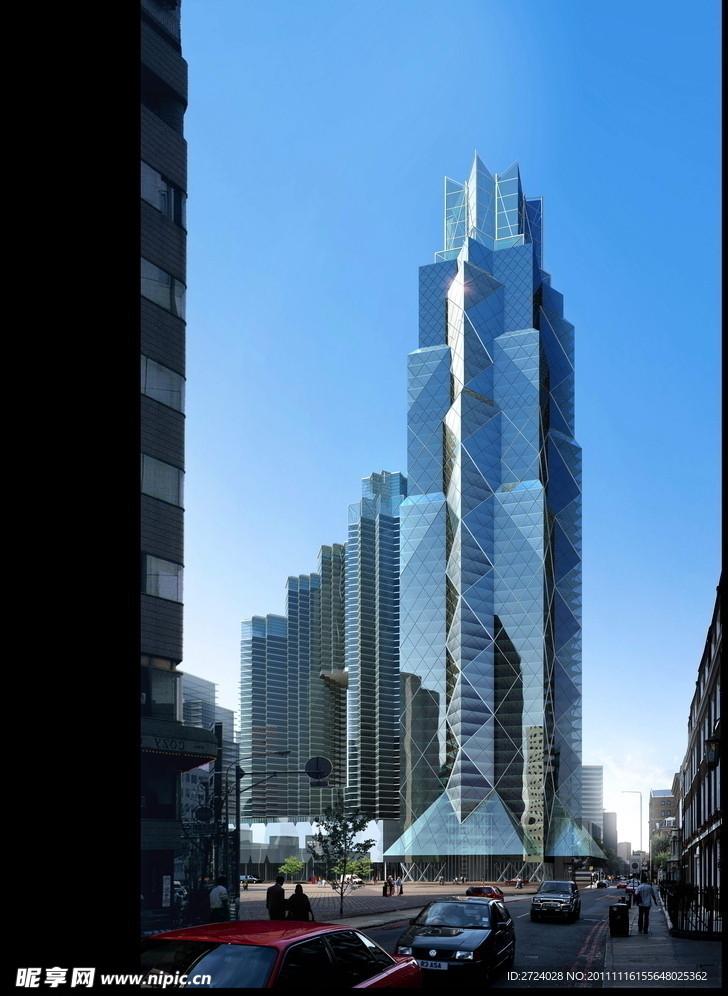 建筑整套效果图（模型 PSD）