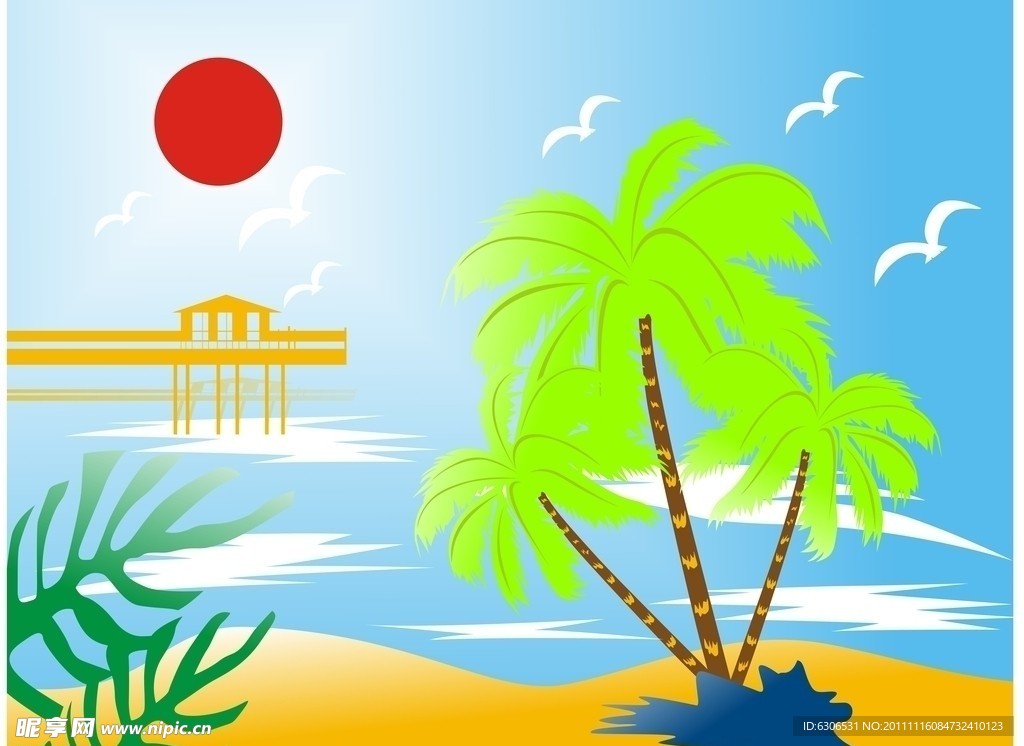 海滩