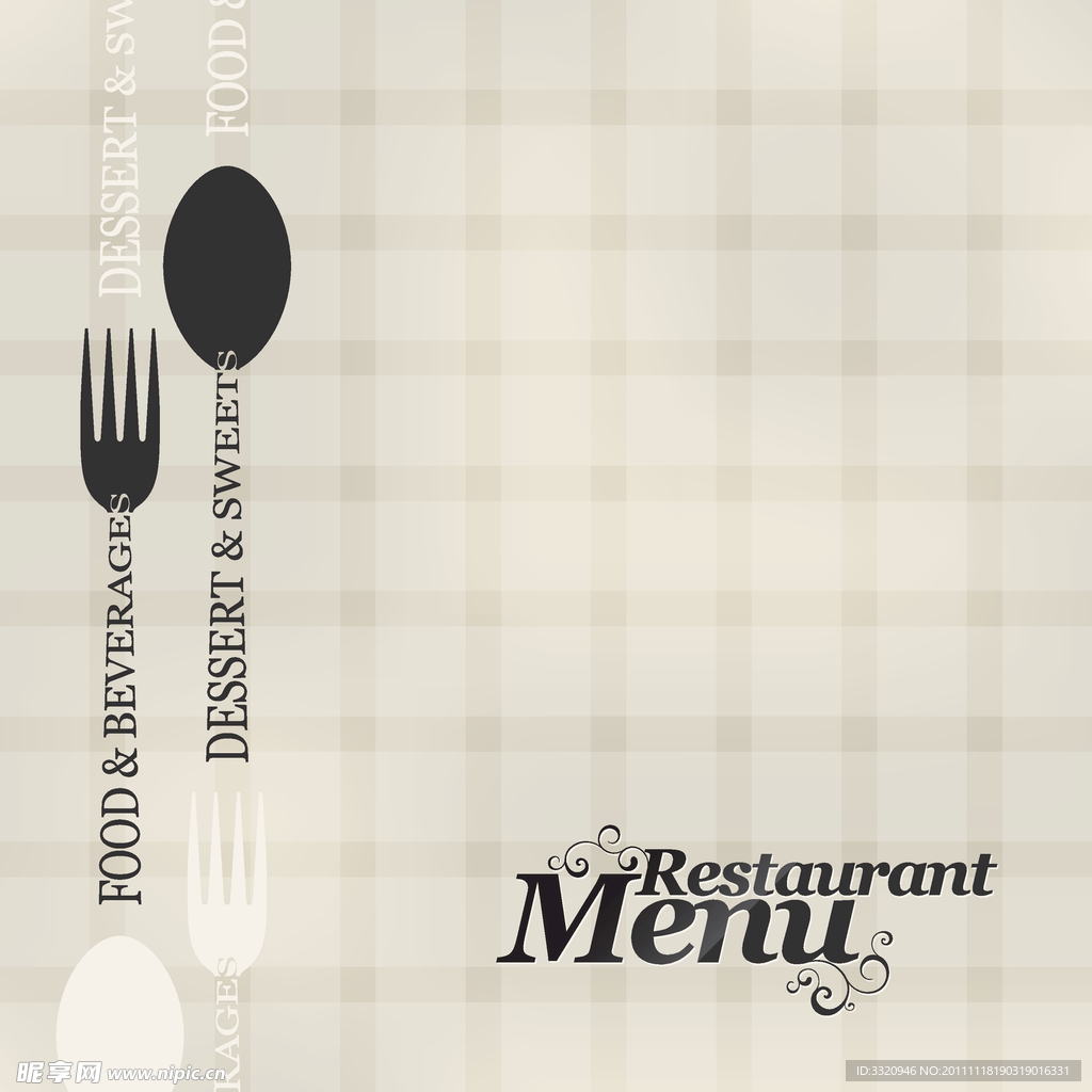 西餐厅菜单menu