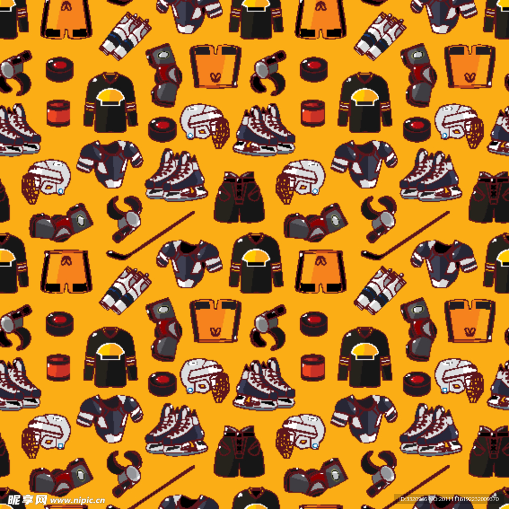 无缝体育用品背景