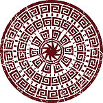 圆 底纹 花边
