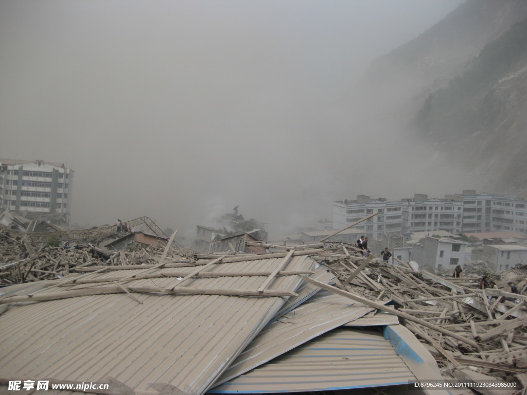 北川大地震老县城现场