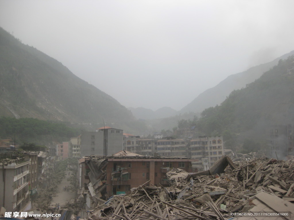 北川大地震老县城