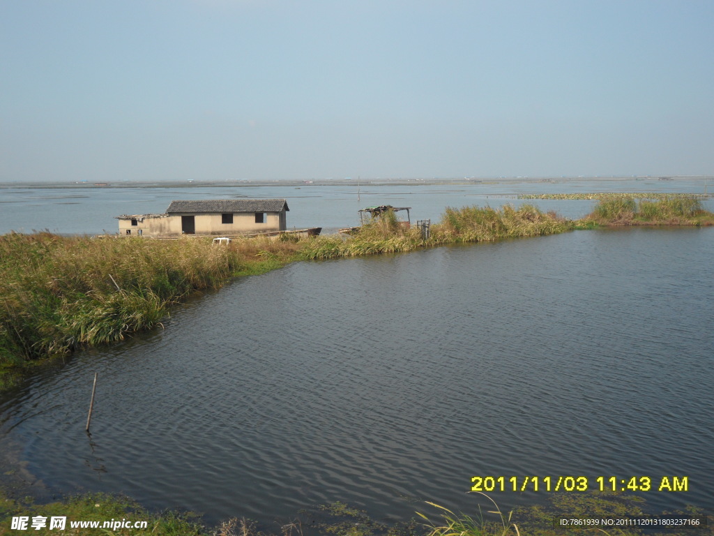 河边风景