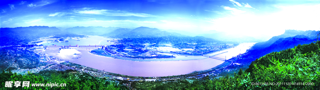 三峡大坝全景