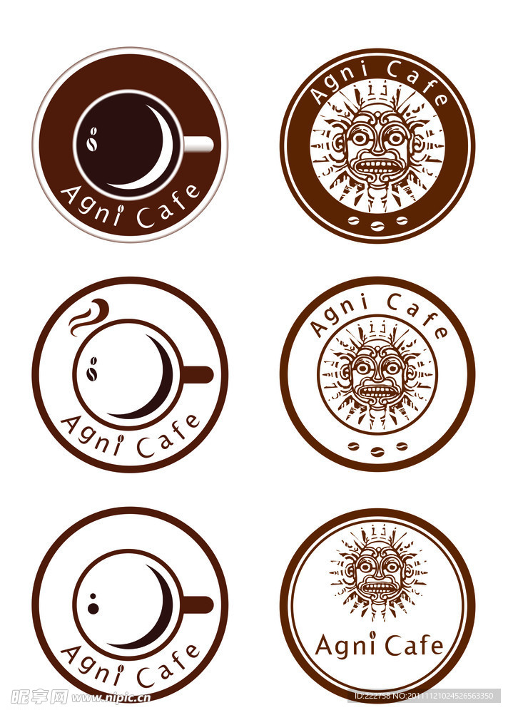 高档西餐咖啡厅logo设计