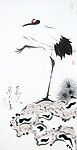 鹤 国画 梁大年