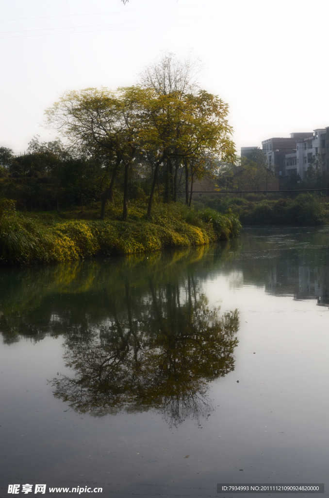 涟水河畔人家