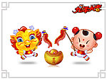 招财童子2012龙年