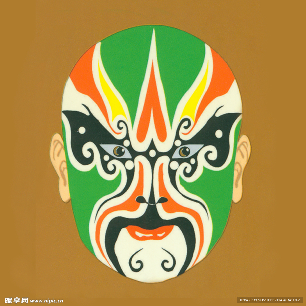 中国面谱绘画