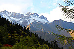 雪山 黄龙风景