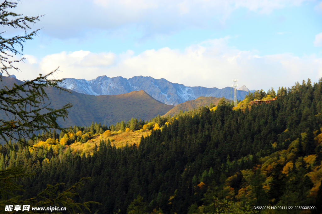 黄龙风景 山景