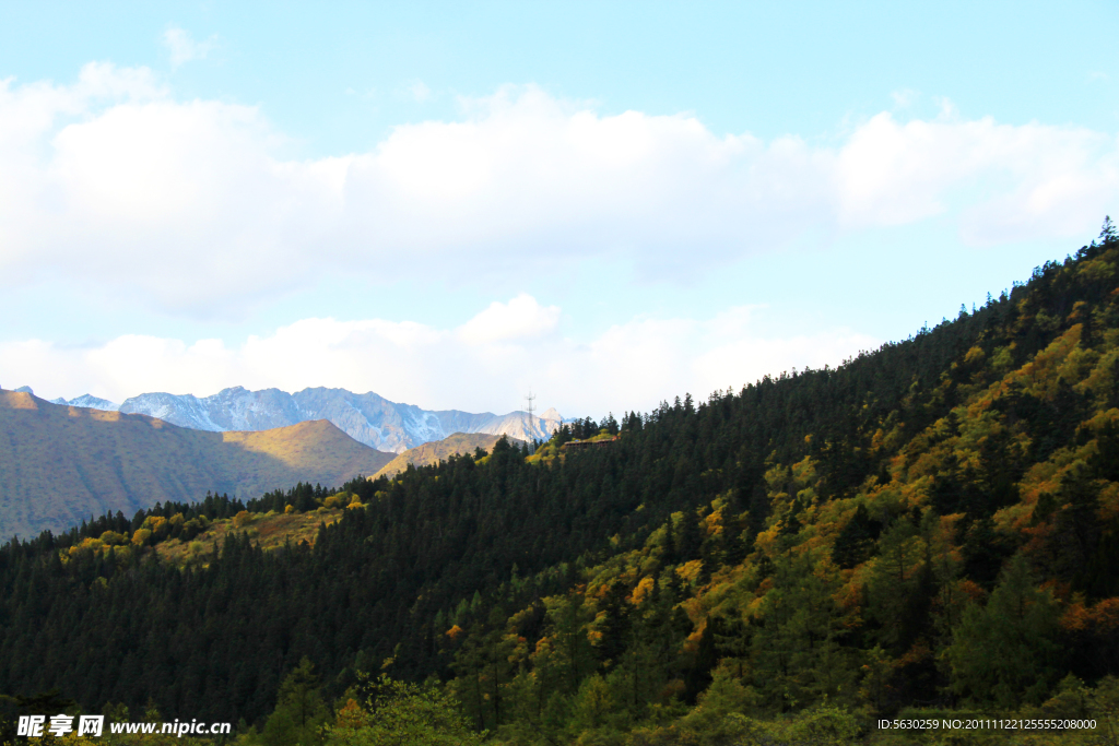 黄龙风景 山景