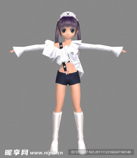 女娃娃模型