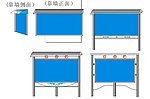 宣传栏架样板