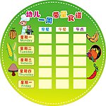 幼儿园食谱