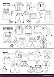 服装卡通手稿图案