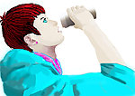 水杯帅哥