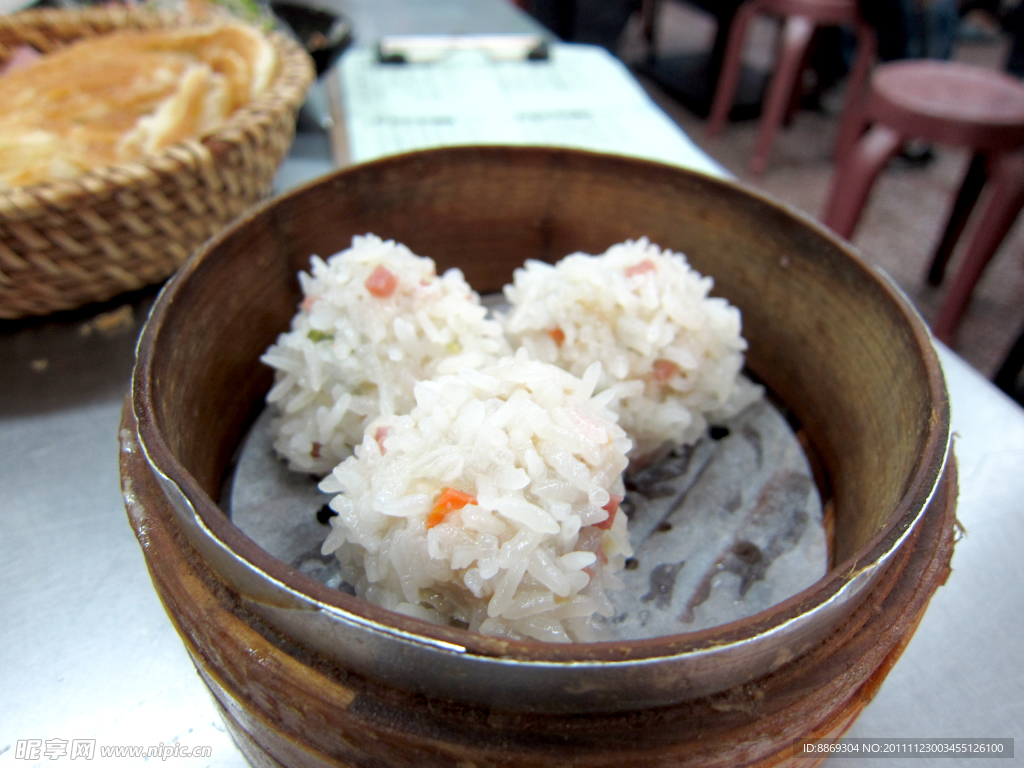 港式饮茶珍珠鲜肉丸