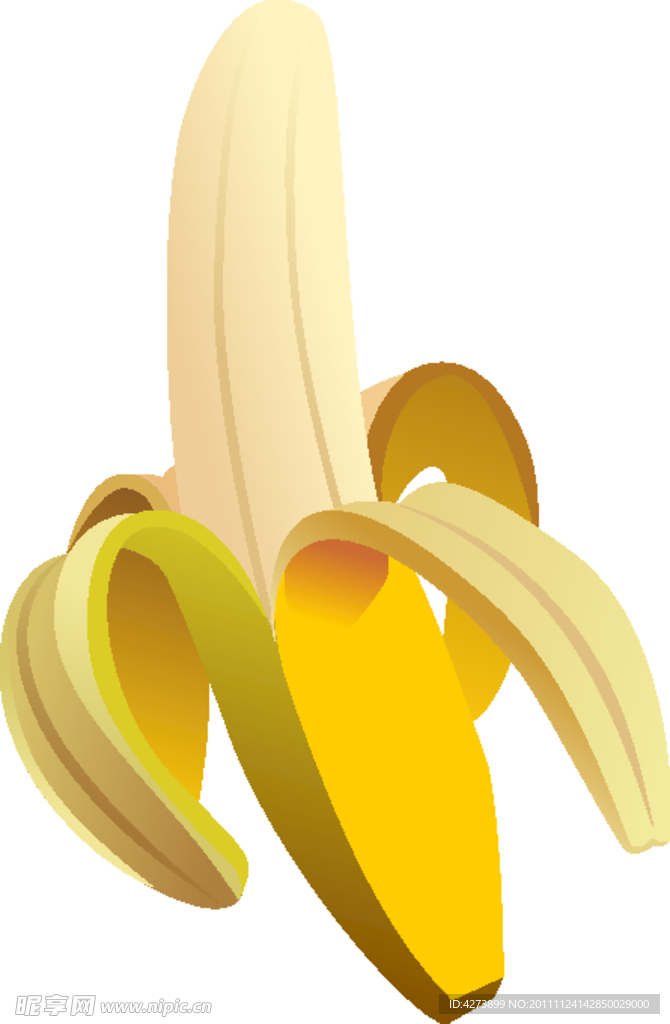 香蕉矢量图