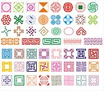 50种古典边框花纹