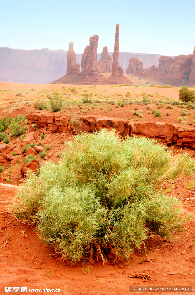 美国西部荒漠风景