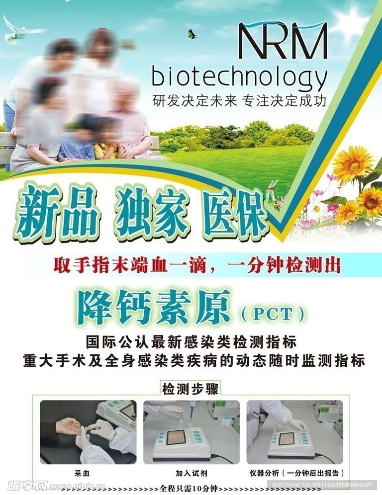 生物科技展板