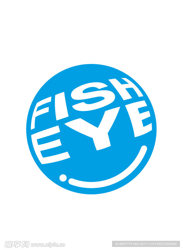 fish eye logo鱼眼咖啡标志