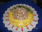 贝肉滑蛋炒韭菜